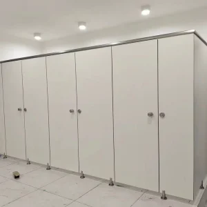 Fumeihua Toilet Partition HPL Waterproof Fireproof Eco Friendly 3 Year Warranty for Gym Swimming Pool School