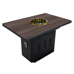 Furniture Dining Table Hotel Non-Smoking BBQ Table Commercial Restaurant Korean Bbq Grill Table