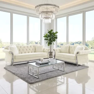 Furniture Factory Modern Design Luxury Sofa Set Velvet Fabric Couch Living Room Sofa