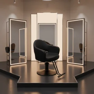 Furniture Salon Equipments Hairdressing Chair Salon Chairs for Hair Stylist Vintage Barber Chair