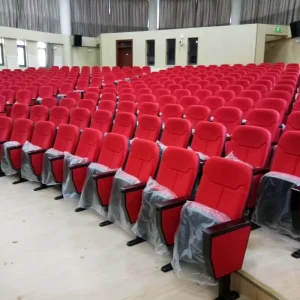 Furniture Standard Seat Size Theater Church Seating Lecture Hall Auditorium Chair with Wrtinting Pad