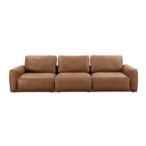 Furniture Truffle Three Seat Minimalist Sofa for Apartment Living Room Bedroom Hotel Use High End Trio Fabric Sofa Sponge