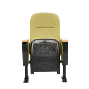 GLGW Factory Modern Auditorium Chair for Cinema Hotel Public Theater & School Use Fabric Armrests & Writing Board