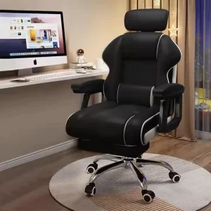 Gaming Chair High Back Swivel Ergonomic Office Chair Pu Leather Armchair Executive Chair With Footrest