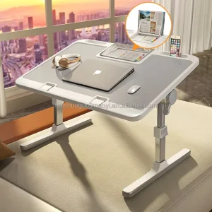 Gaming Desk with LED Lights Power Outlets and Type C Computer Desk with Monitor Stand Drawers Storage Writing Desk