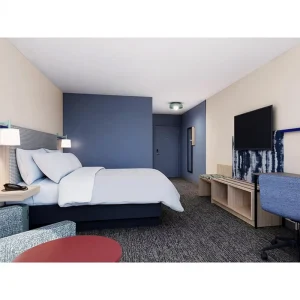 Garner by IHG Strong Modern Wood Panel Hotel Bedroom Furniture Set for Commercial Use
