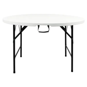 Gate Leg Lightweight Iron Outdoor Dining Folding Table Hotel Furniture Modern Design Park & Supermarket Wedding Use Portable