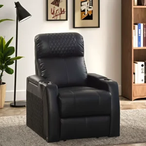 Genuine Leather Cinema Sofas Electric Recliner Adjustable Seats Modern Theater Furniture