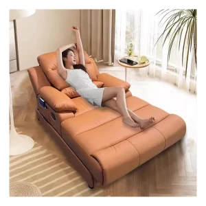 Genuine Leather Modular Electric Recliner Sofa with Storage Modern Luxury Living Room Sofa Bed Set