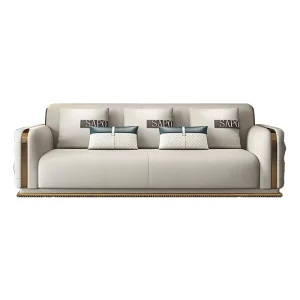Genuine Leather Sofa for Hotel Living Rooms