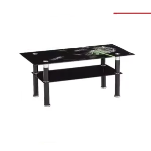 Glass Center Coffee Table Teapoy Minimalist Tea Simple Center Table for Home
