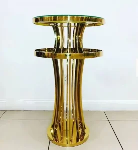 Golden Wedding Stainless Steel Hotel Bar Chair for Dining