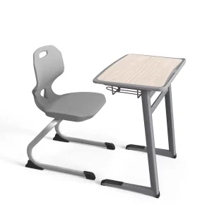 Good Quality Educational Furniture Student Desk and Chair Set for High School