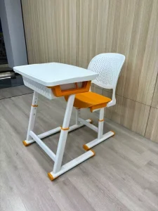 Good Quality Educational Furniture Student Desk and Chair Set for High School