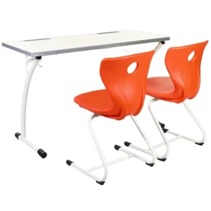 Good Quality Educational Furniture Student Modular Desk and Chair Set for High School