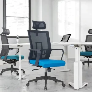 Good Quality Modern Executive Fabric Mesh Swivel Height Adjustable Mid Backrest Ergonomic Office Chair