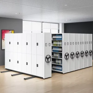 Government School Office Furniture Library Large Storage Steel Compact Shelving Archive Mobile Shelving System