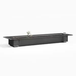 Grand Contemporary Extra Large Expansive High Density Particle Board Boardroom Executive Desk