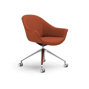 Grands Modern Nordic Modular Style Fabric Upholstered Metal Base Single Seater Adjustable Chair for Home Office Room Hotel