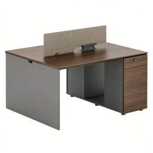 Great Value Offer Stable Load Bearing Office Furniture Thick Plate Office Writing Desk with Integrated Lock Storage Cabinet