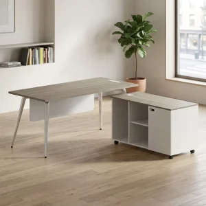 Greatway COR DC Creative Studio Office Scratch Resistant Elegant L Shape Office Desk Customized