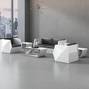 Guangdong Office Couch Sofa Set Luxury Leather Office Sofa Set