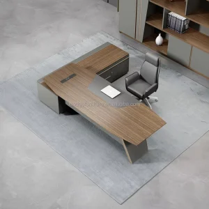 Guanhe Series Executive Office Desk GH 01 Modern Office Furniture OEM ODM Custom Size Color and logo