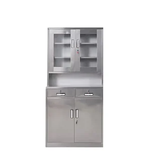 HC-M072 Factory Price Stainless Steel Medical Cupboard Medicine Cabinet in Hospital