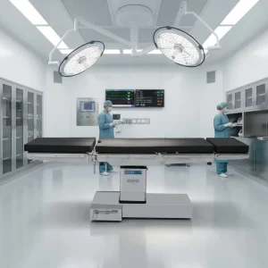 HE 608 A Electro Hydraulic Surgery Table German Pneumatic Springs C Arm Compatible CE