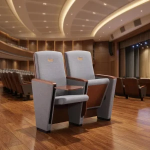 HJ8005C Auditorium Chairs with Folding Table Classroom Chair Modern Design