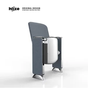 HOZE HS 1223C 2 High Quality Eco Friendly Foldable Theater Auditorium Chair Premium Foam Seat Aluminum Alloy Legs Durable