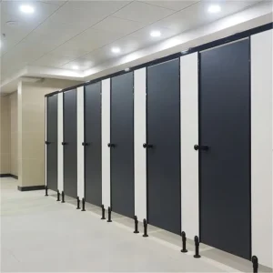 HPL Commercial Shower Hardware Partitions Hinge Cubicle for School Partitions Toilet