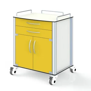 HPL Hospital Furniture Use Medical Emergency Trolleys Cart for Hospital or Clinic