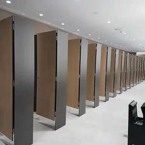 HPL Panel Fitting Shower Room Wall Partitions Modular Toilet Cubicle System
