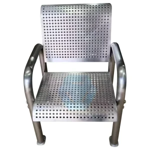 HYX Factory Modern Comfortable Plastic Outdoor Garden Waiting Chairs with Backrest for Park Entry Gym Mall Use