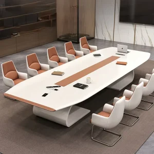 HYZ-008X Conference Table Long Table Modern Minimalist Large and Small Conference Room Reception Negotiation Table