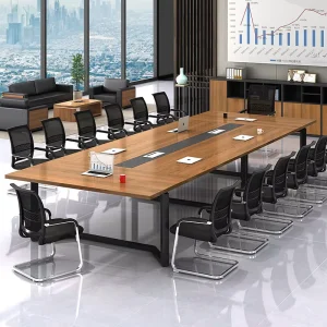 HYZ 06 Office Tables and Chairs Conference Room Meeting Room Office Meeting Table Modern Conference Table and Chairs Set
