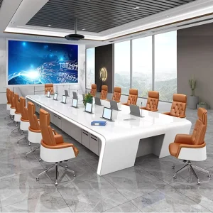 HYZ 101 Conference Room Desk Table Office Furniture Desk Set Mesa De Reuniones Meeting Table Modern Conference Tables and Chairs