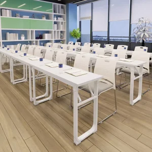 HYZ 210X Educational Institution Folding Training Tables Chairs Student Tutoring Desks Modular Conference Tables Modern