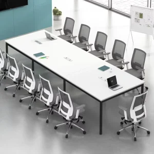 HYZ R01 Conference Room Desk Table Office Furniture Desk Set Mesa De Reuniones Meeting Table Modern Conference Tables and Chairs