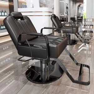Hair Reclining Hydraulic Vintage Beauty Cutting Styling Salon Barber Chair