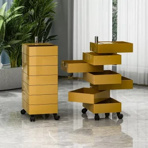 Hair Salon Barber Tool Trolley Hairstylist Cart Drawer Style Hair Products Specific Beauty Salon Storage Cabinet