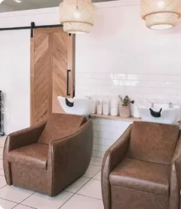 Hair Salon Equipment Massage Shampoo Chair With Hair Wash Basin