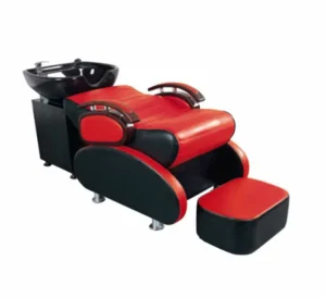 Hair Salon Furniture Back Washing Unit Salon Ceramic Basin Beauty Chair Shampoo Bed for Hair Washing Salon