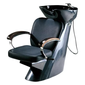 Hair Salon Furniture Backwash Unit Hair Wash Chairs Head Washing Bed Black Shampoo Chair