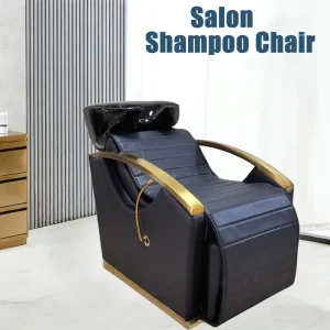 Hair Salon Semi Reclining Shampoo Rinse Bed Barber Shop Hair Salon Vintage Seated Shampoo Bed Manufacturer