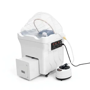 Hair Spa Portable Acrylic Wash Basin Modern Design Multifunction Beauty Salon Treatment Sink and Drain Bucket