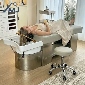 Hair Wash Ceramic Basin Thai Massage Water Therapy Shampoo Bed Salon Head Spa Bed