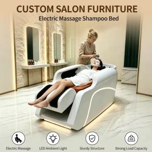 Hair Wash Salon Adjustable Washing Big Bowl Sink Basin Chair Barber Supplies Shampoo Chair Head Spa Salon Hair Station