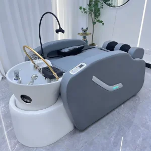 Hair Washing Bed Beauty Hair Salon Shampoo Chair with Massage Electric Shampoo Bed Hair Salon Washing Chairmassage Shampoo Bed